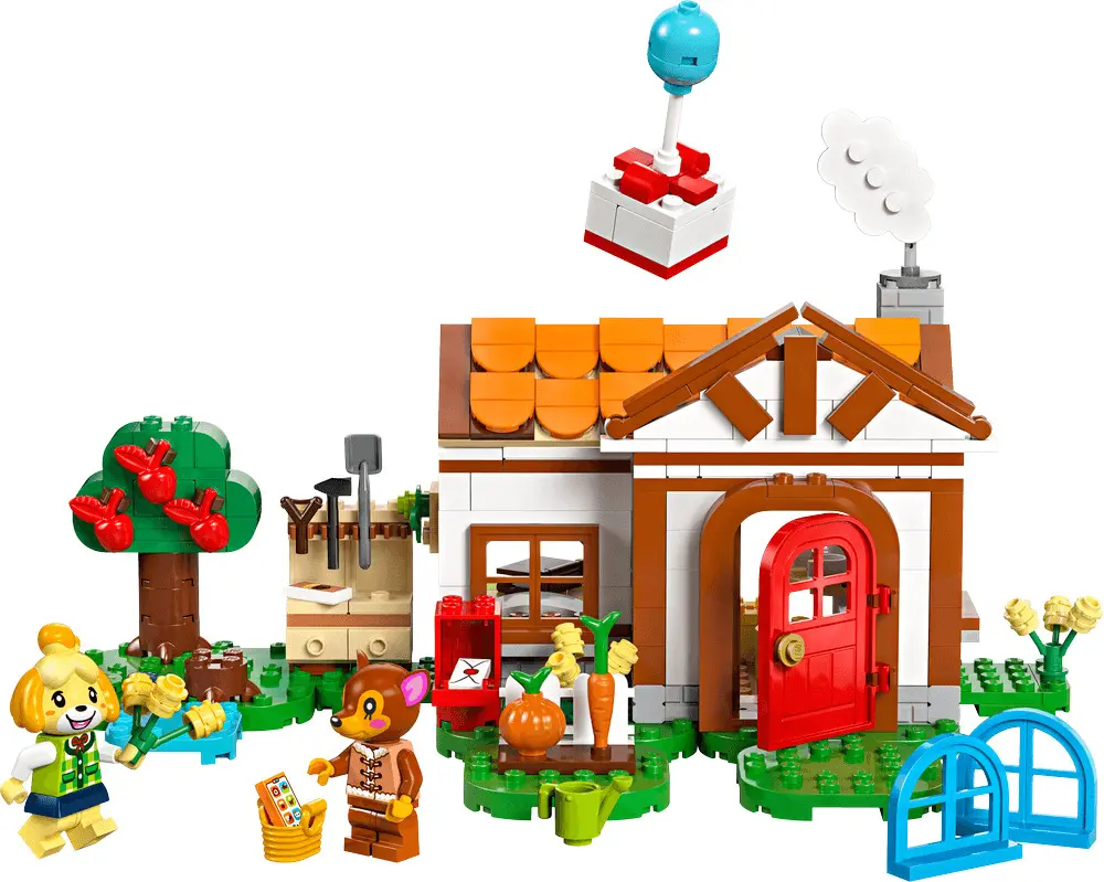 LEGO Animal Crossing Isabelle vine in vizita 77049