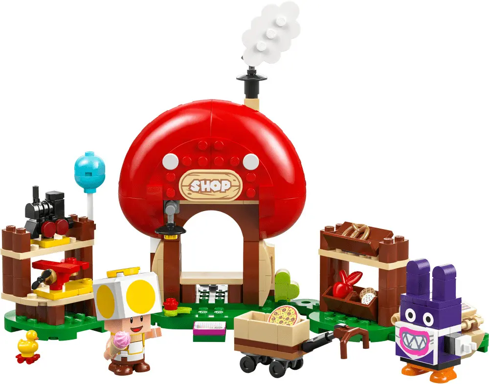 LEGO Super Mario Set de extindere Nabbit la magazinul lui Toad 71429