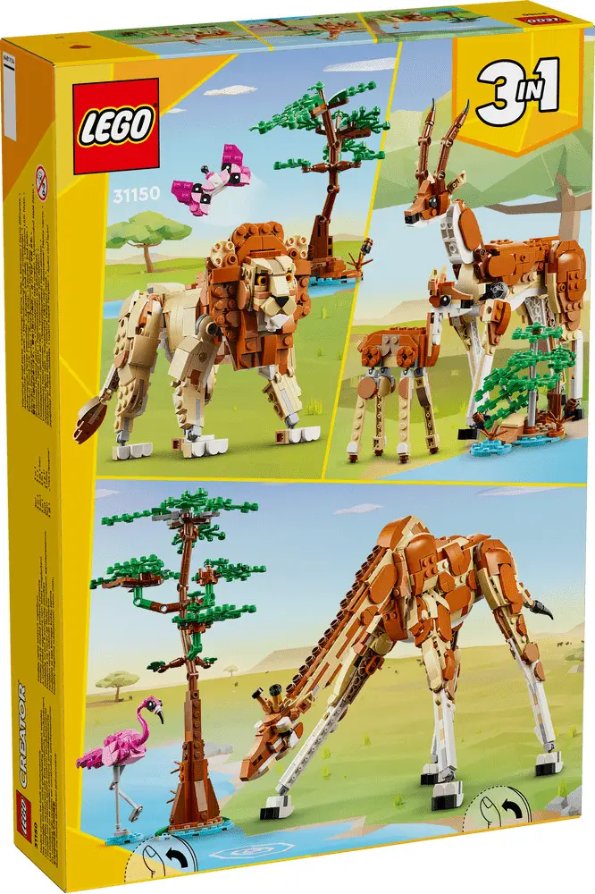 LEGO Creator Animale salbatice din safari 3 in 1 31150