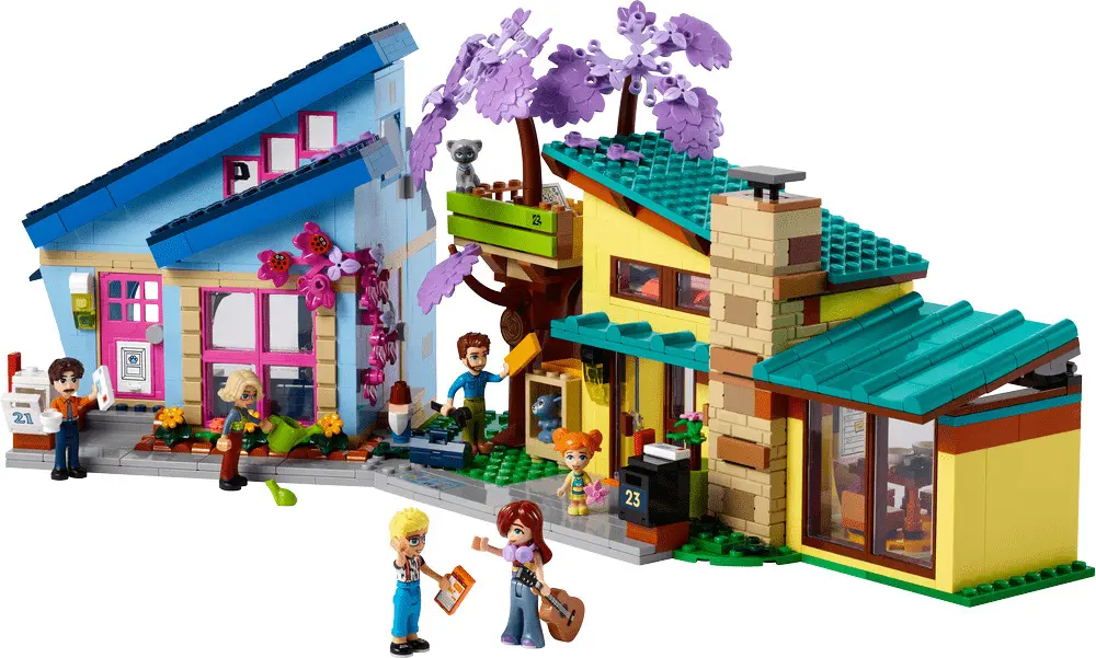 LEGO Friends Casele familiale ale lui Olly si Paisley 42620