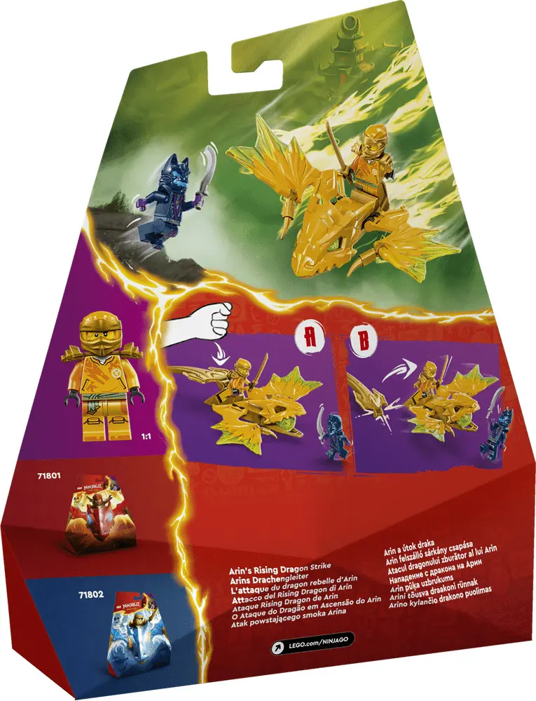 LEGO NINJAGO Atacul dragonului zburator al lui Arin 71803