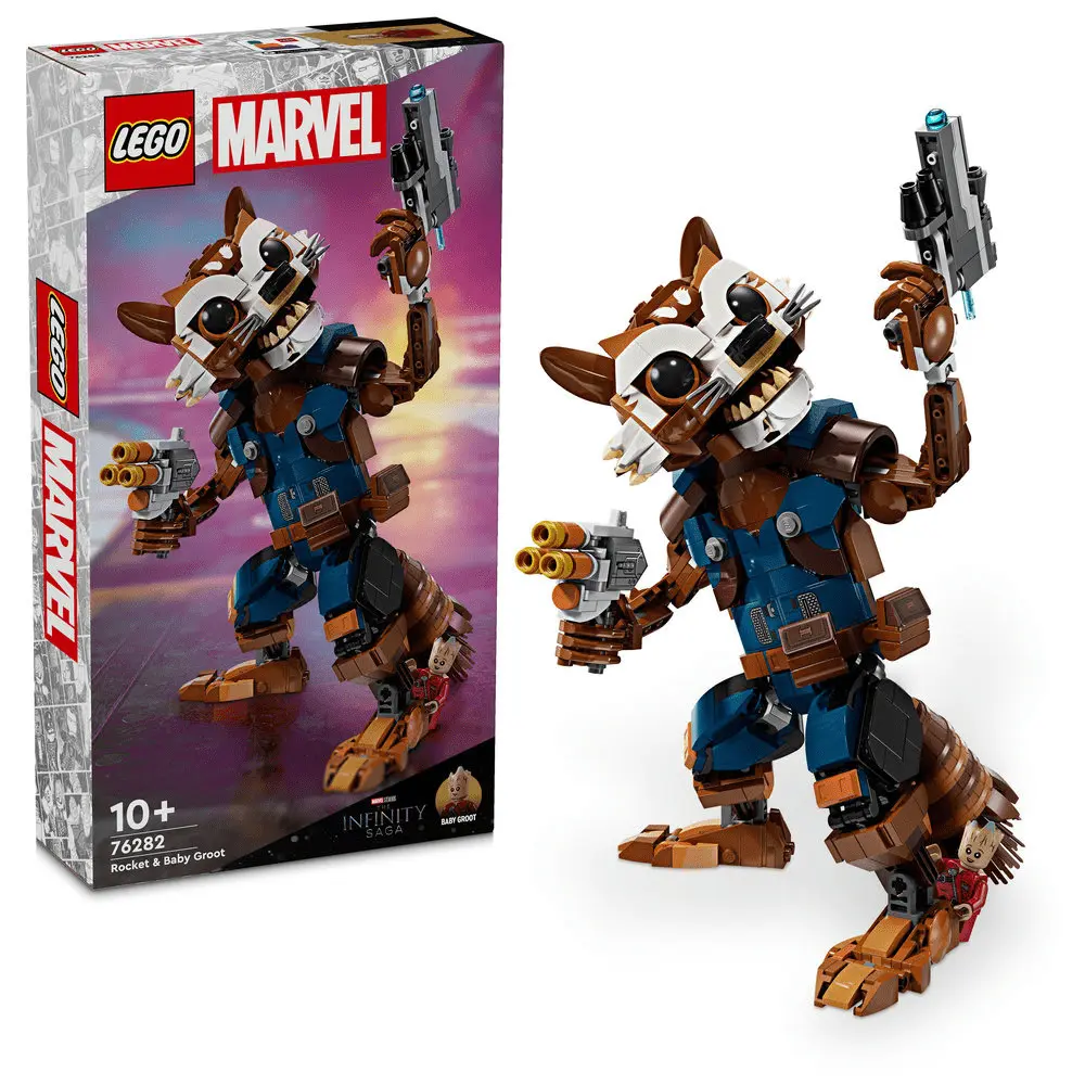 LEGO Marvel Rocket si Bebelusul Groot 76282