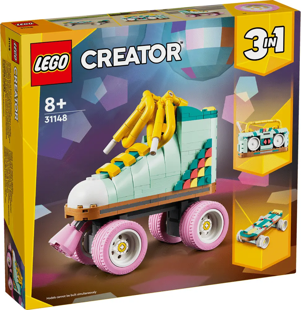 LEGO Creator Patina cu rotile retro 3 in 1 31148