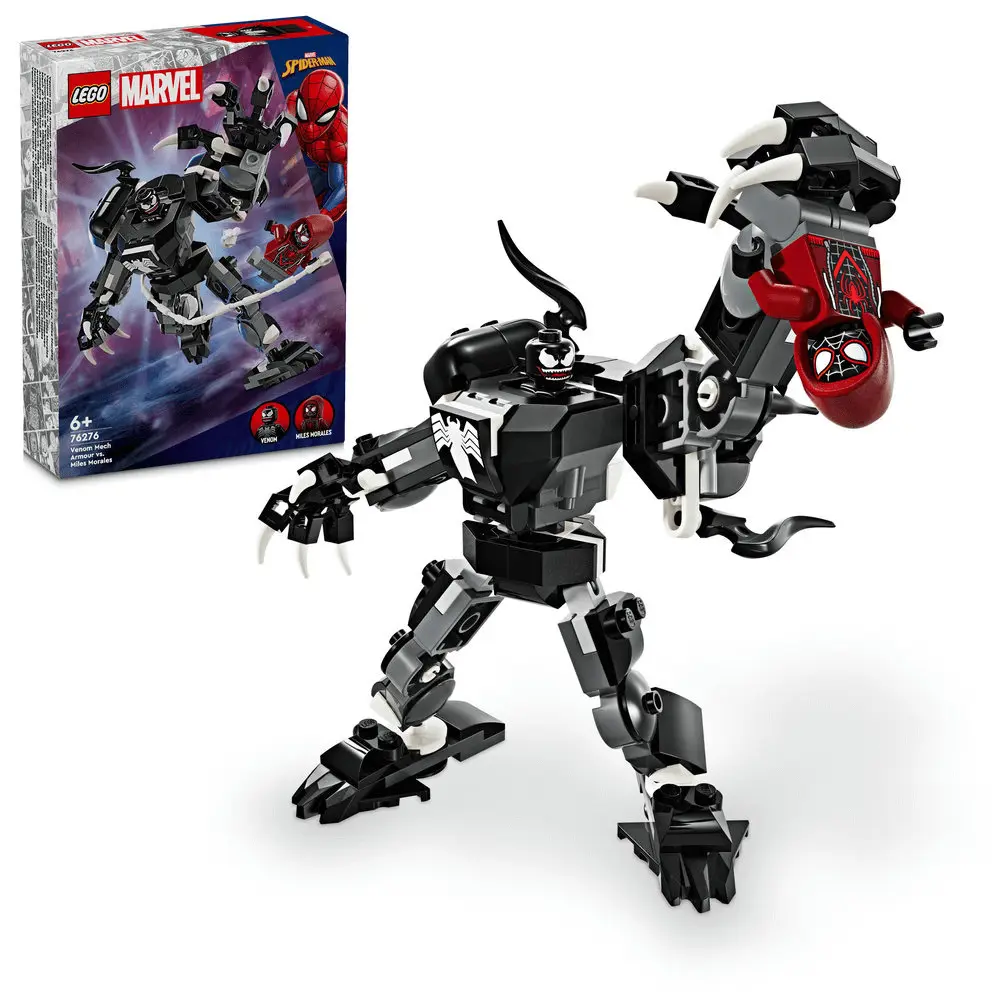 LEGO Marvel Armura de robot a lui Venom vs Miles Morales 76276