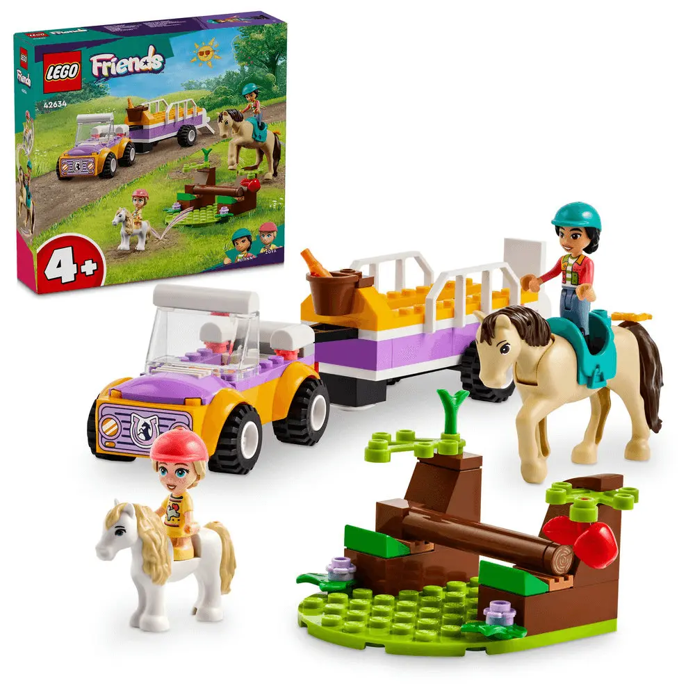 LEGO Friends Remorca cu cal si ponei 42634