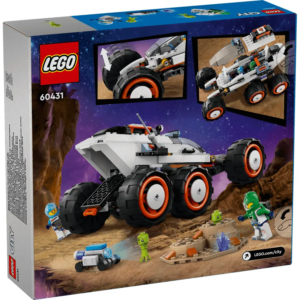 LEGO City Rover de explorare spatiala si viata extraterestra 60431