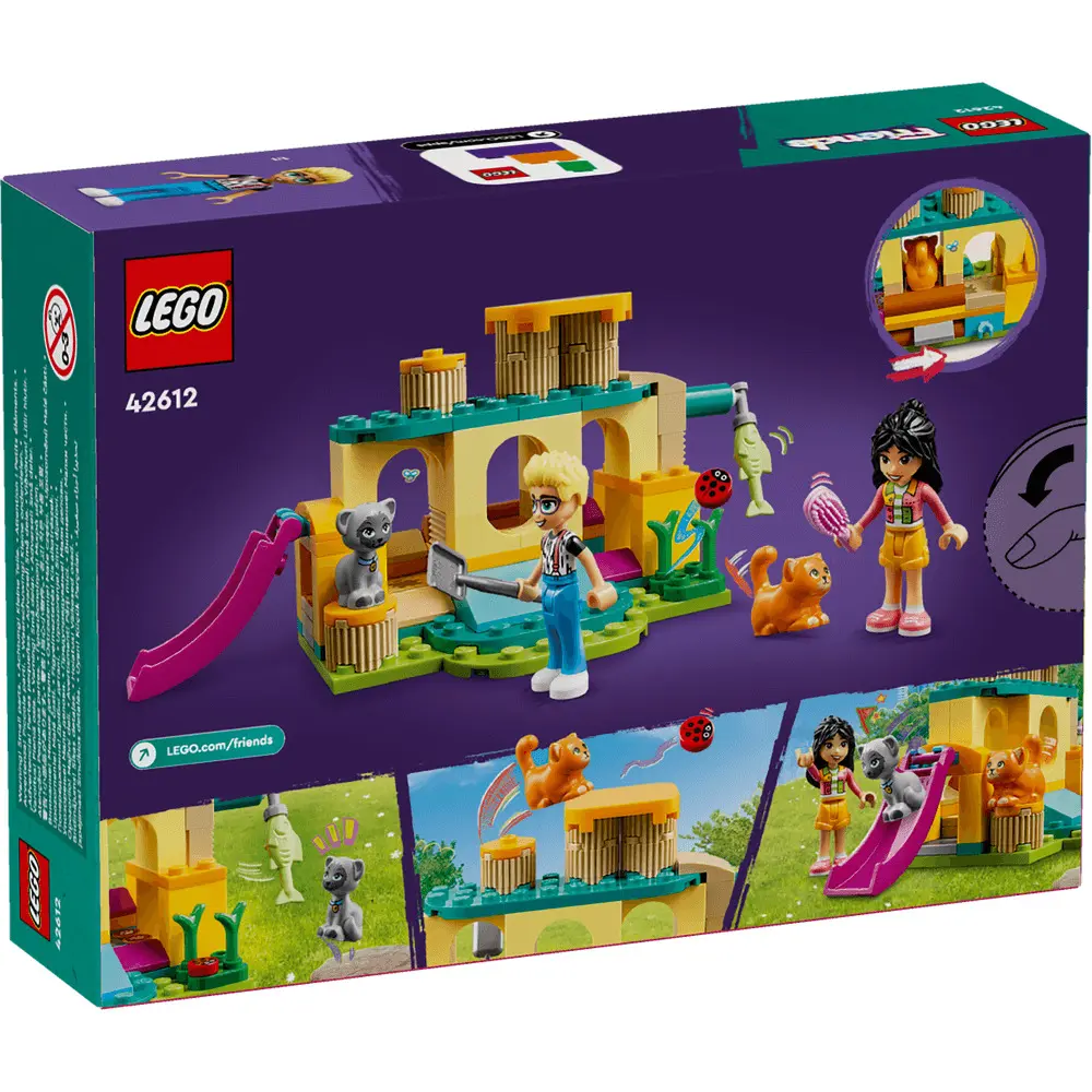 LEGO Friends Aventuri pe terenul de joaca pentru pisici 42612