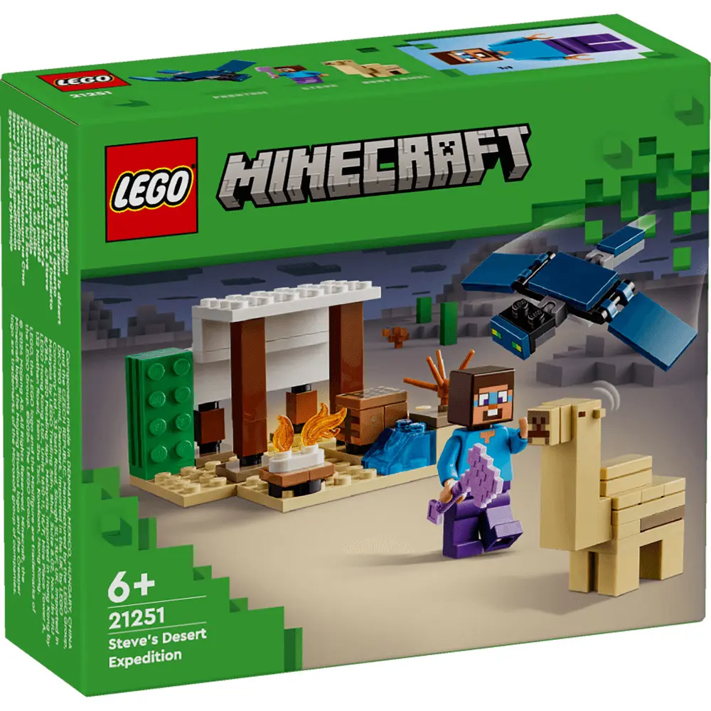 LEGO Minecraft Expeditia in desert a lui Steve 21251