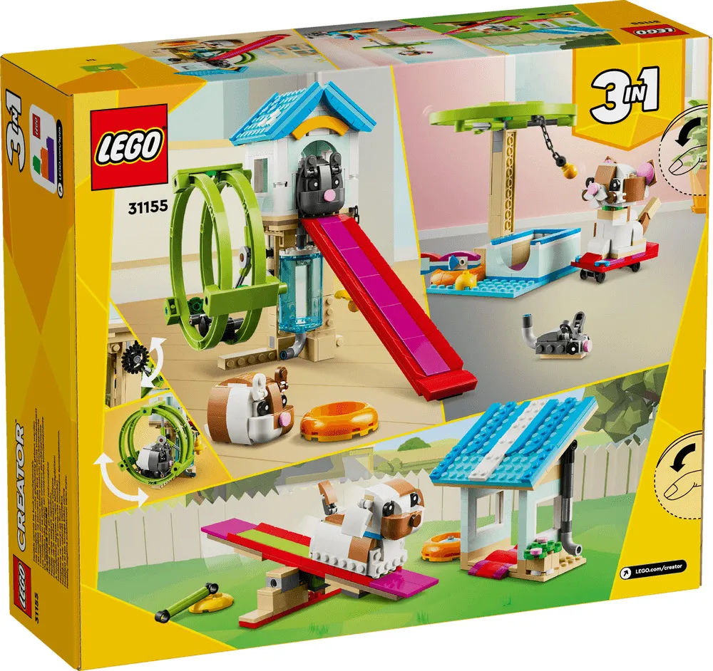 LEGO Creator 3 in 1 Roata pentru hamsteri 31155