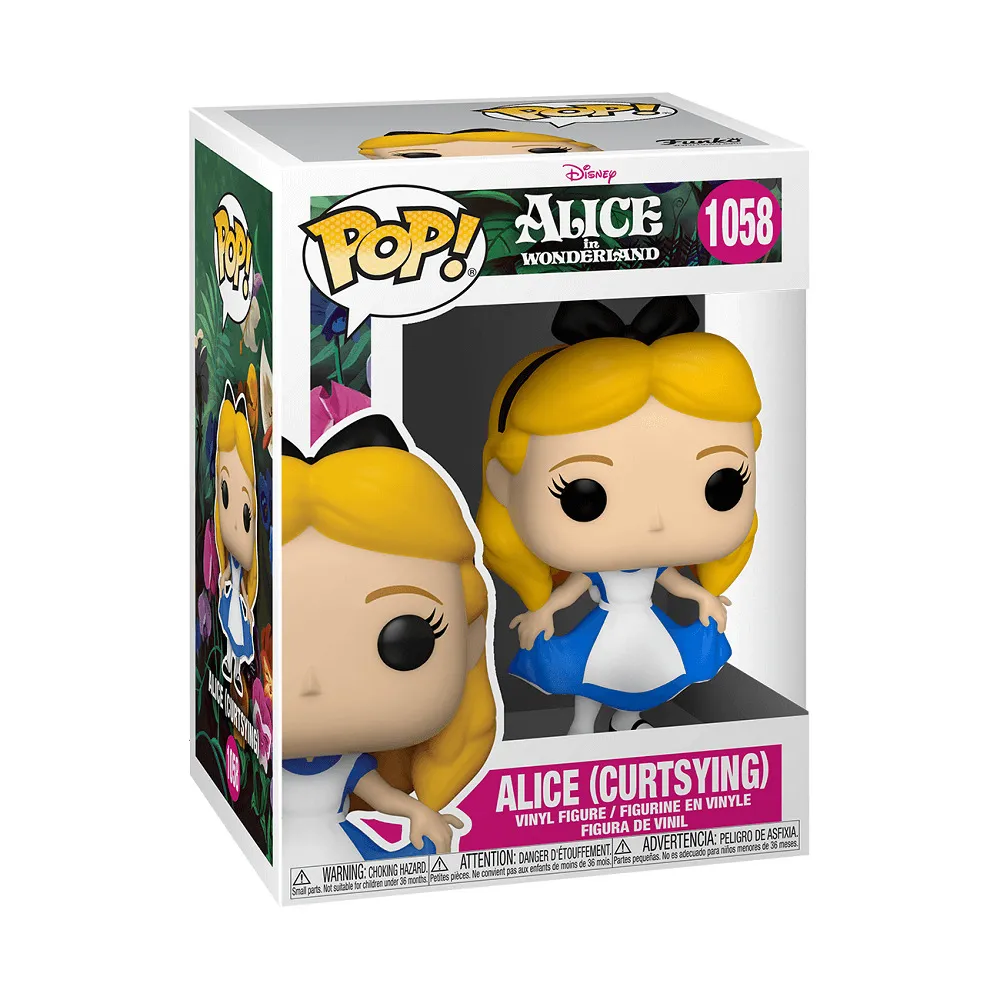 Figurina Funko POP Disney: Alice 70th - Alice Curtsying