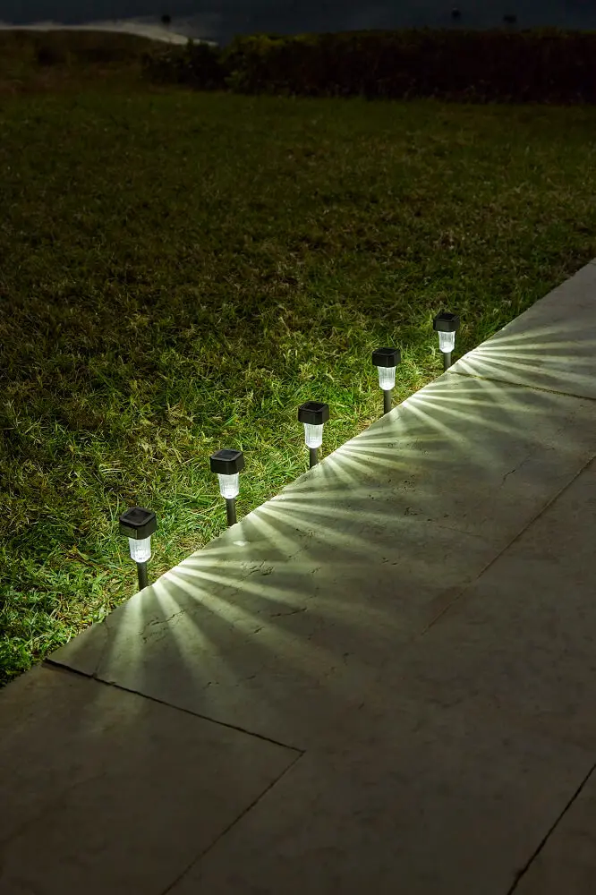 Lampa solara pentru gradina 24 cm, Carrefour