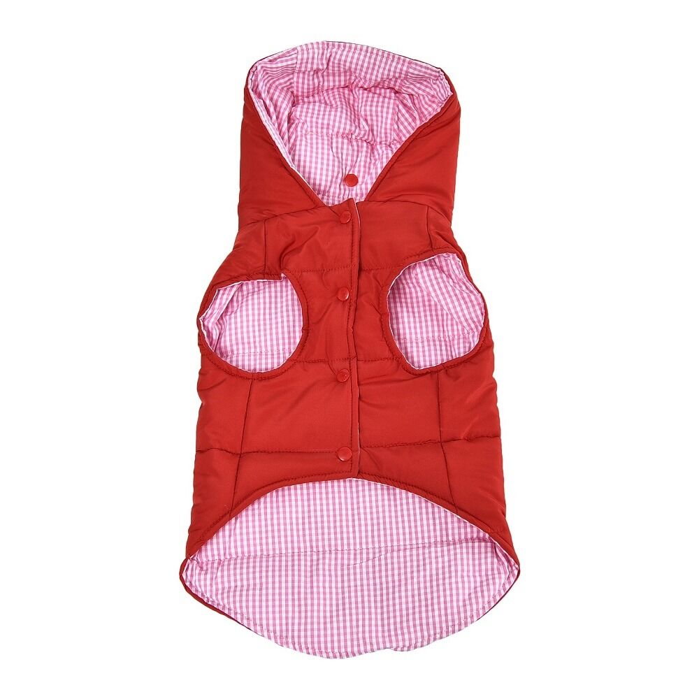 Jacheta cu 2 fete pentru caini, 40 cm, Portocaliu