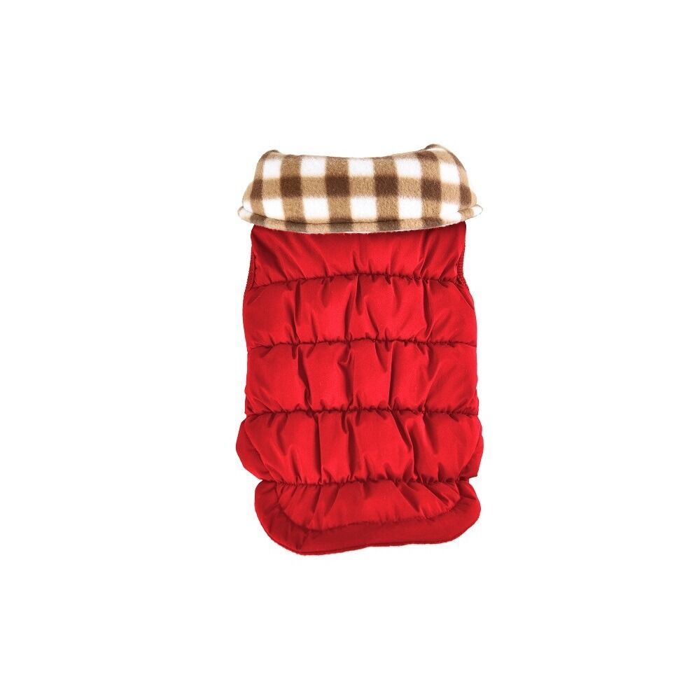Hainuta de iarna pentru caini, fas/material textil, 35 cm, Rosu