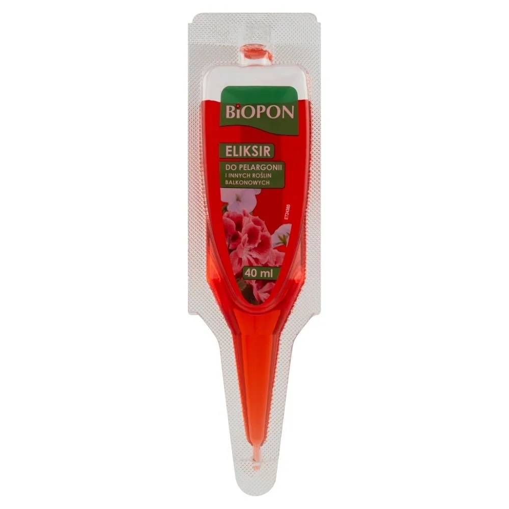 Ingrasamant pentru pelargonii si plante balcon Biopon Elixir, 40 ml