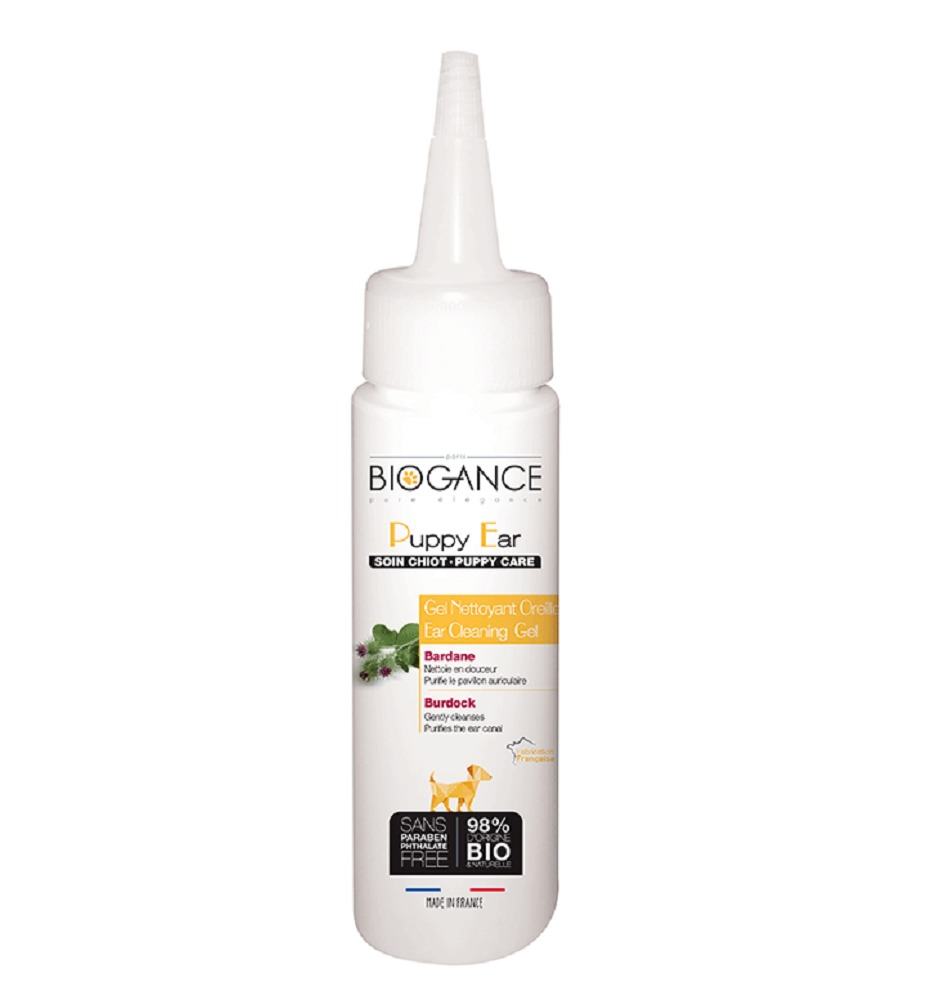 Gel de curatare urechi pentru catei Biogance, 50 ml