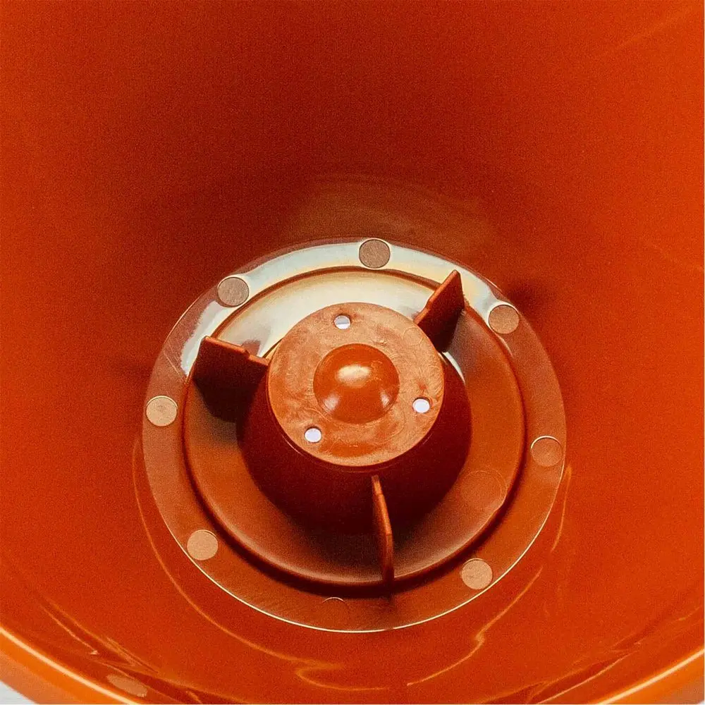 Ghiveci cu agatatoare Santino Solo, plastic reciclat, 21.5x12 cm, 2.5 L, Teracota