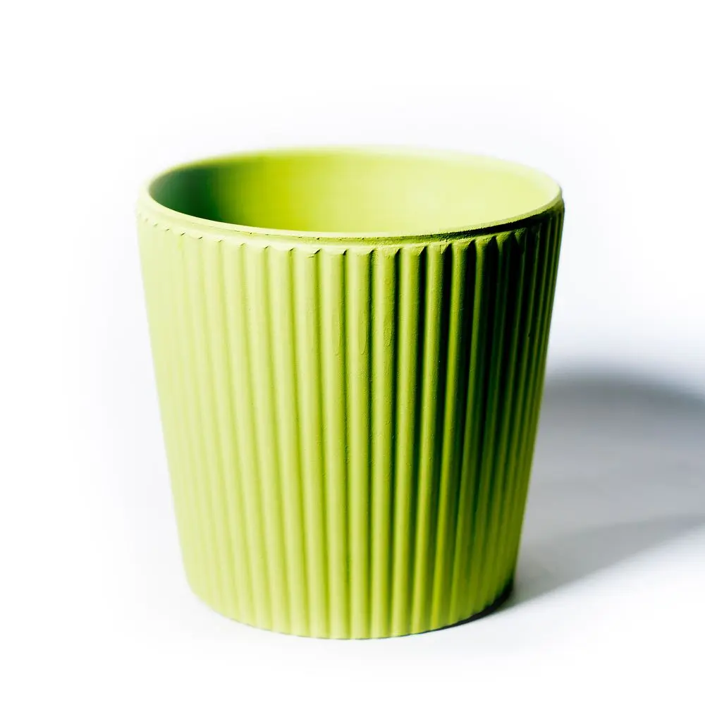 Ghiveci Cathy, ceramica, 13 cm, Verde