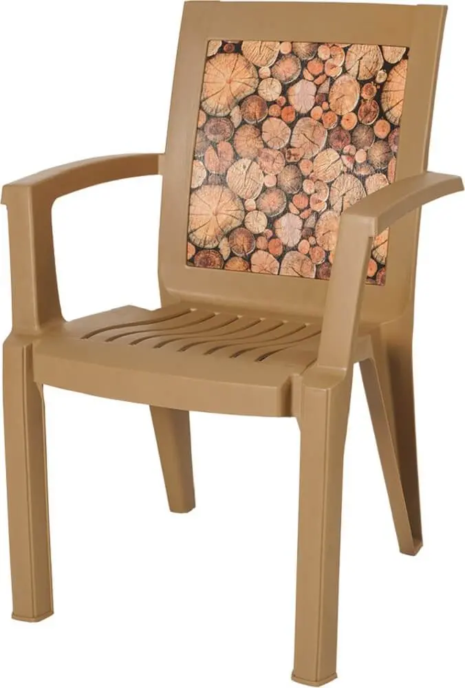 Scaun pentru interior si exterior Melissa, Capuccino