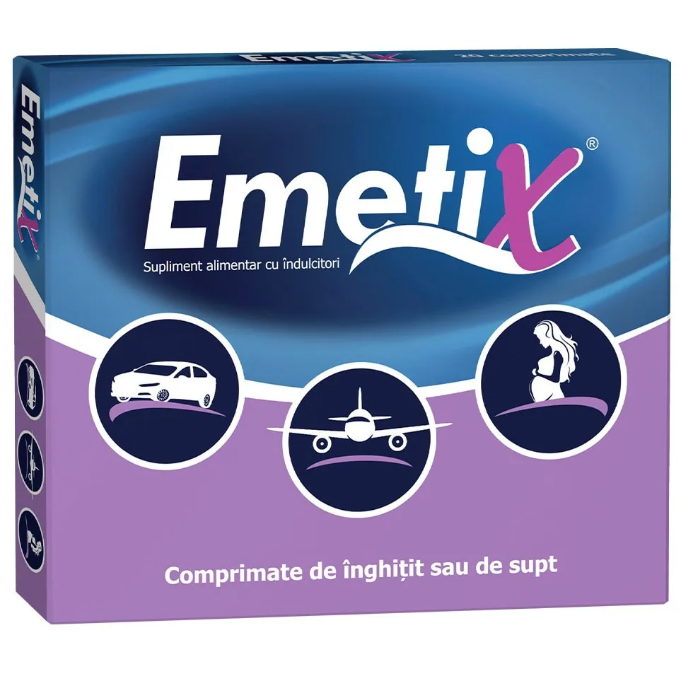 Supliment alimentar Emetix, 20 capsule