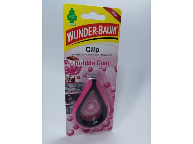 Odorizant auto Wunder-Baum Clip Bubble Gum