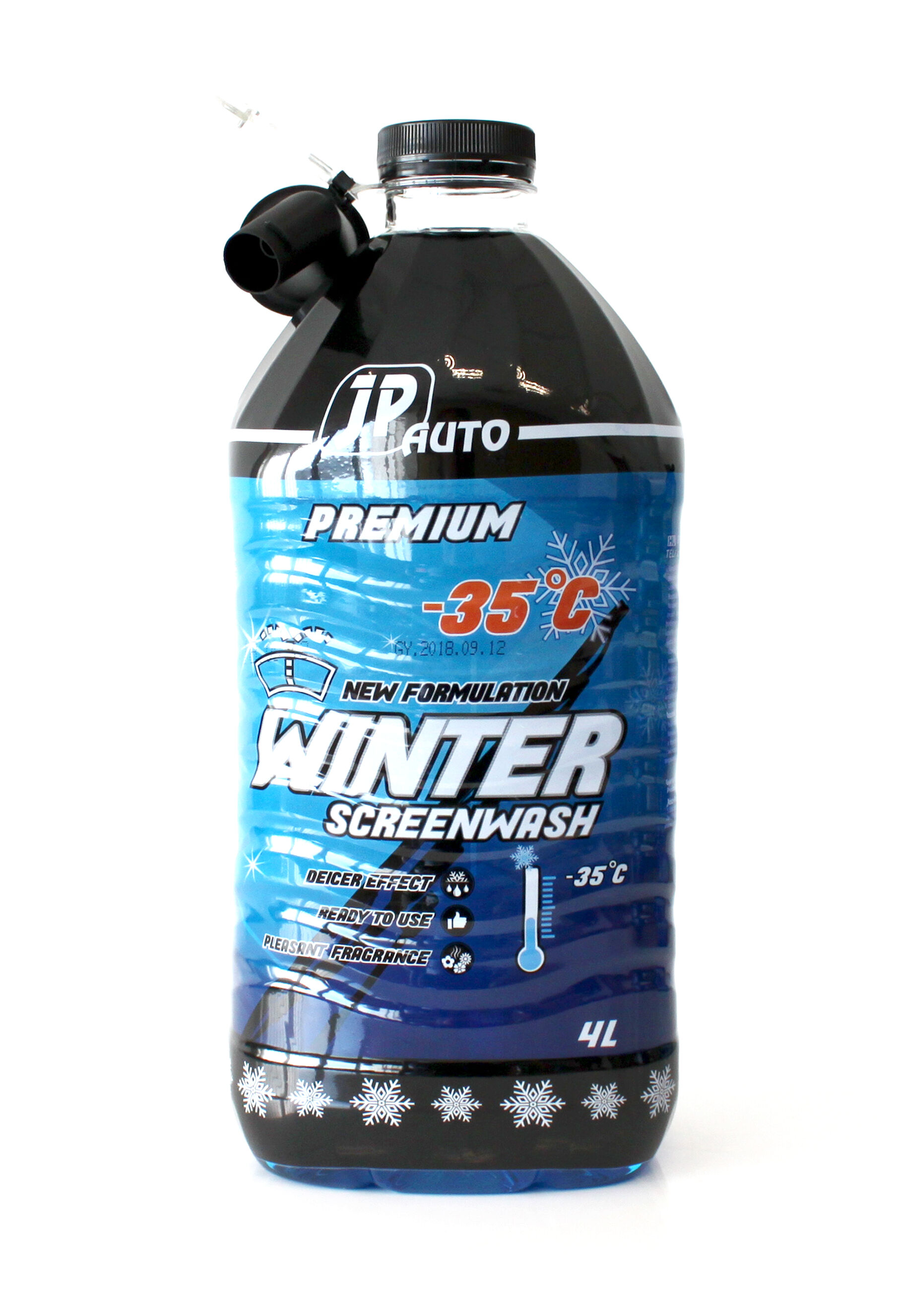 Solutie parbriz JP AUTO Premium Iarna -35 grade C, 4 L