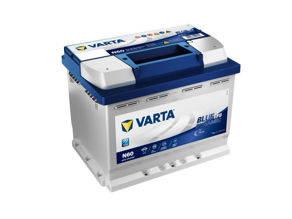 Baterie auto Varta Blue EFB 60Ah 640A N60