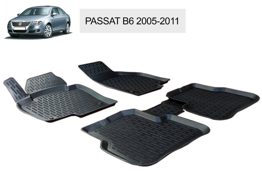 Set 4 covorase auto pentru Passat B6 2005-2011 Otom, Negru