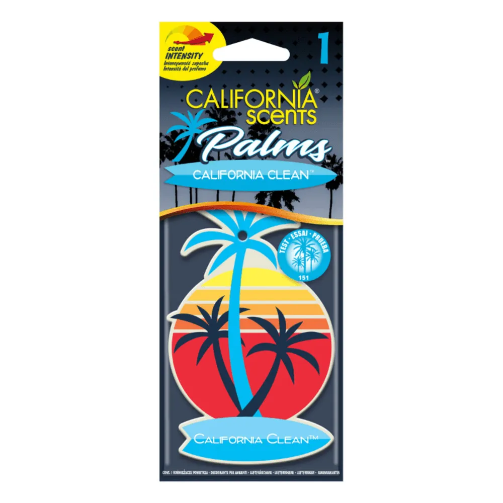Odorizant auto California Scents Palms California Clean
