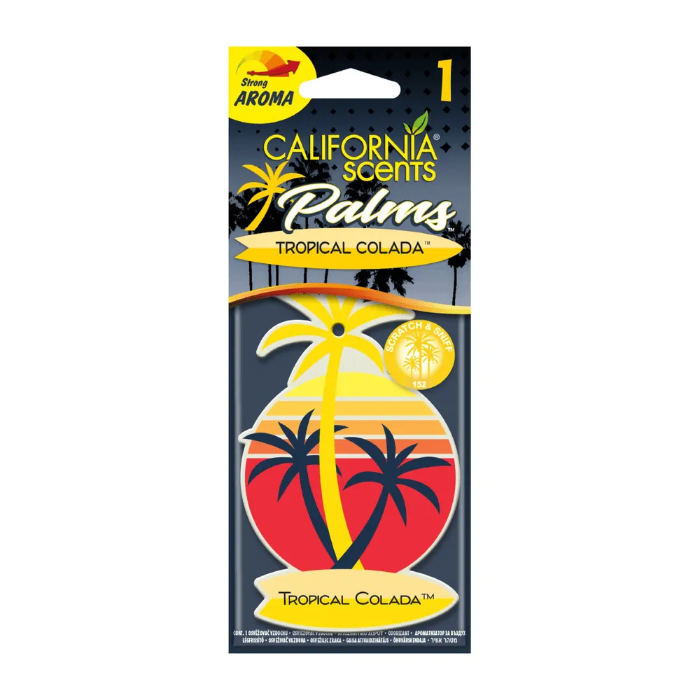Odorizant auto California Scents Palms Tropical Colada