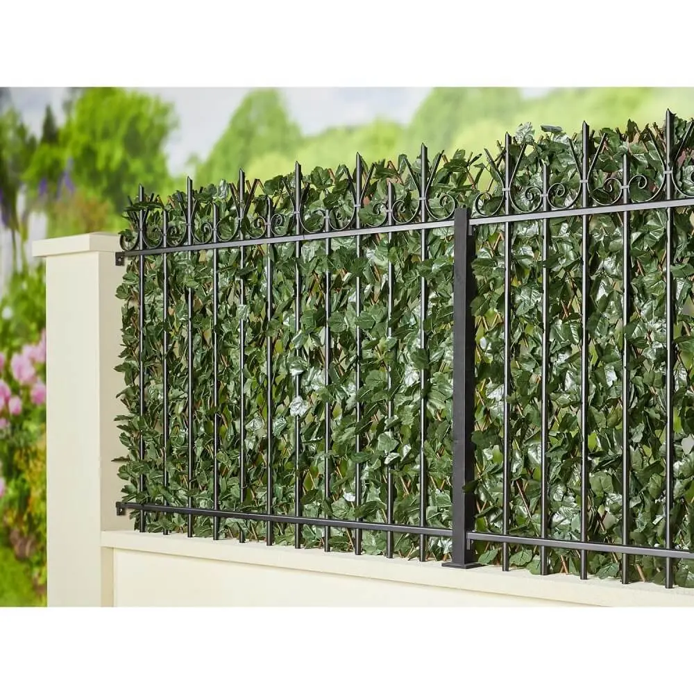 Gard ornamental extensibil, 1x2 m, Verde