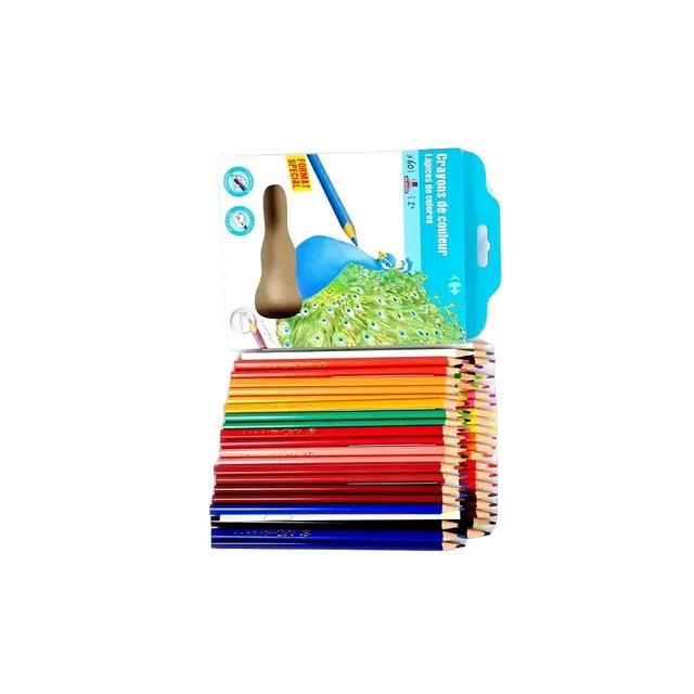 Creioane colorate 60/set | Carrefour Romania
