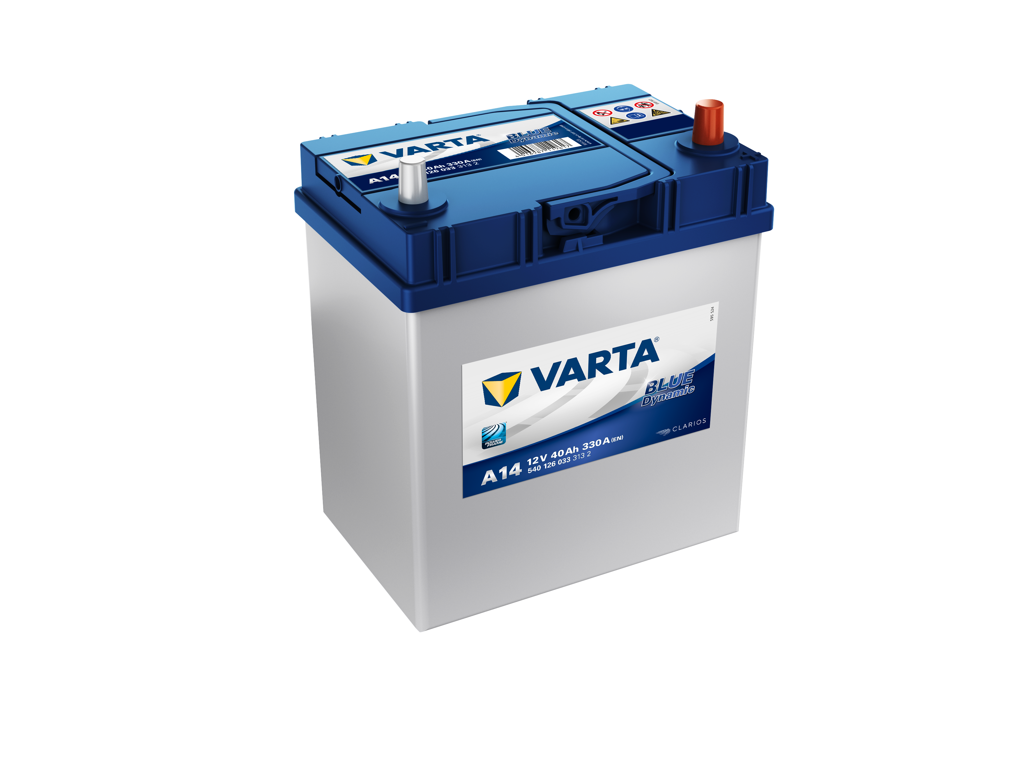 atomic Skylight district Baterie auto Varta Blue 40AH 540126033 A14 ASIA | Carrefour Romania