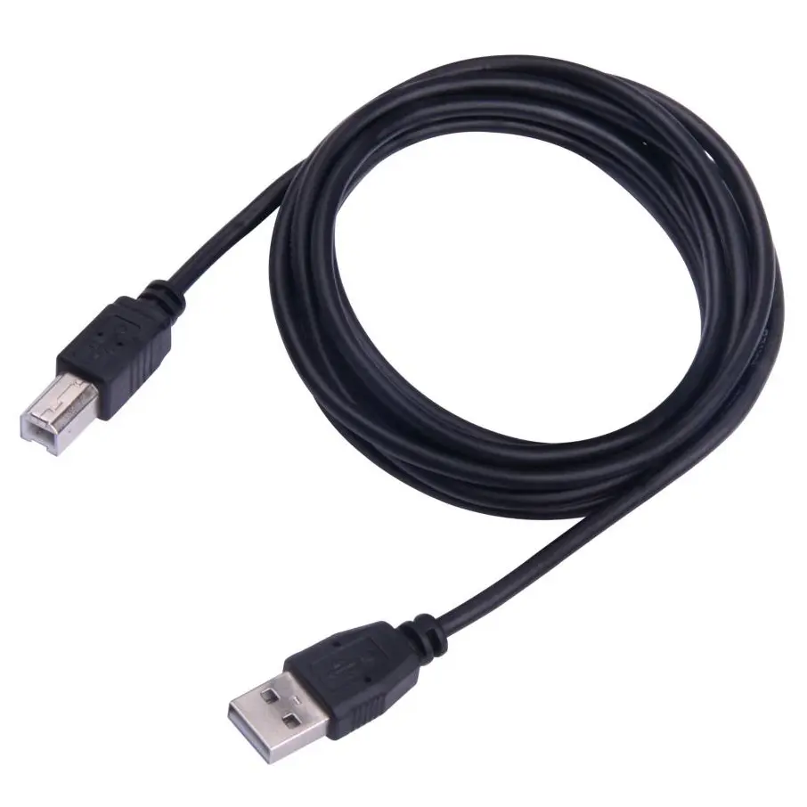 Cablu imprimanta SBOX, USB A-B M/M, 5 metri, Negru