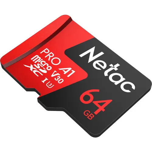 Card de memorie Netac, 64GB, microSDXC + Adaptor SD