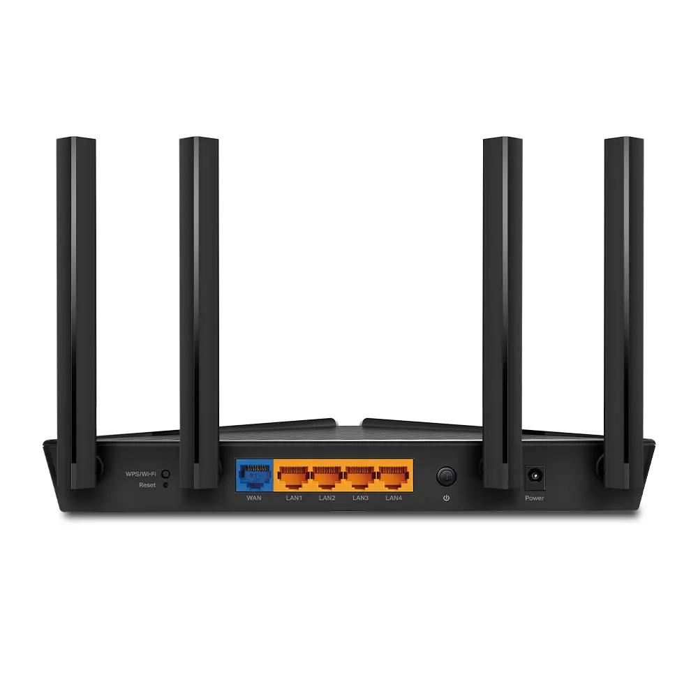 Router wireless TP-Link Archer AX53, 3000Mbps, 4 porturi Gigabit, Dual Band, WI-FI 6, Negru
