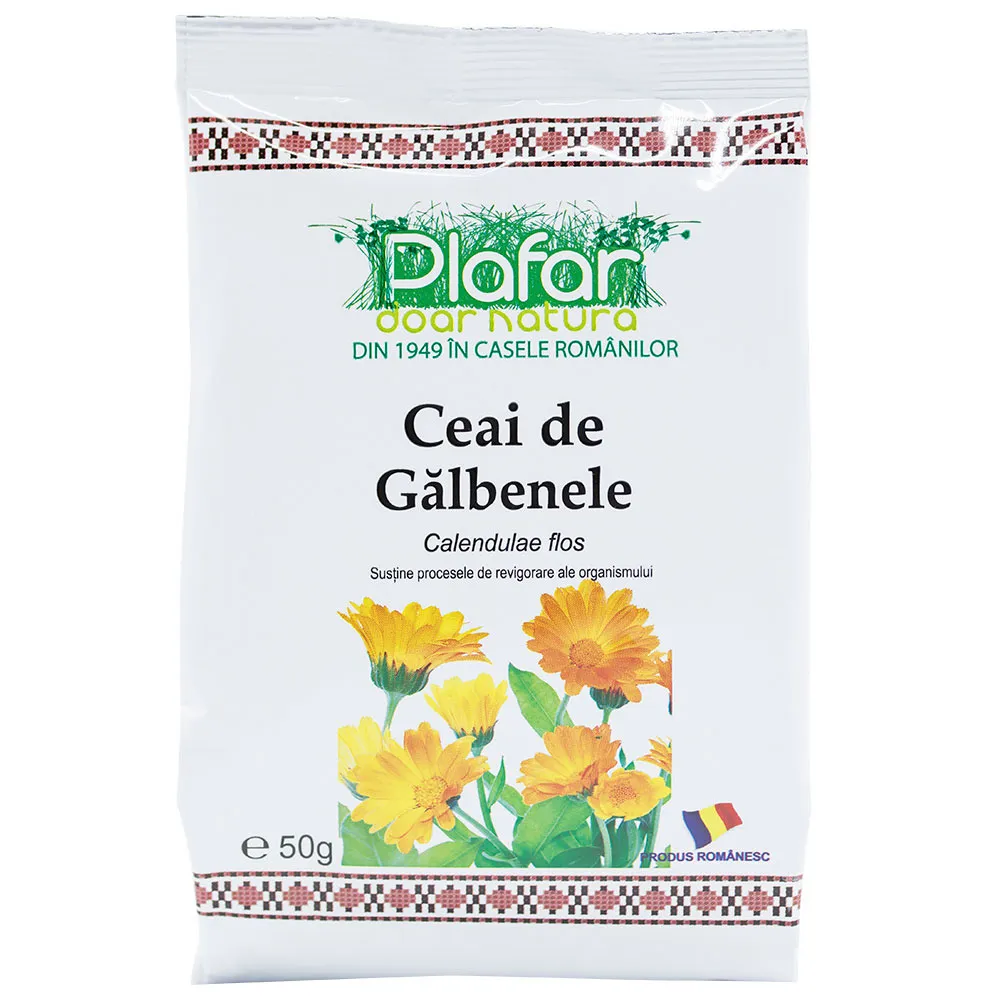 Ceai Plafar de Galbenele Flori, 50 g