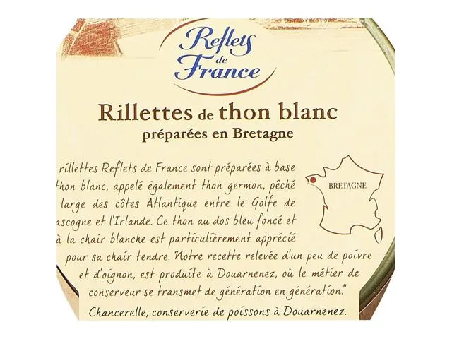 Pate ton Reflets de France 125 g