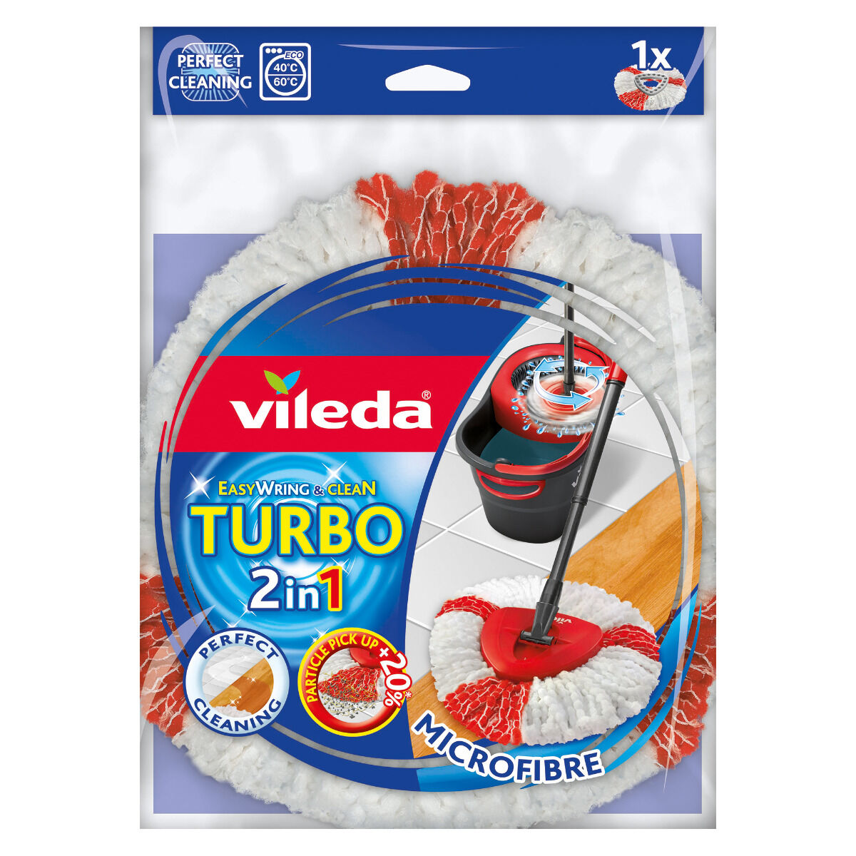 Rezerva mop Easy Wring Turbo 2in1, Vileda