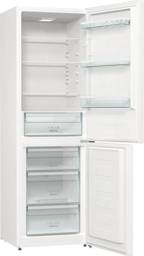 Combina frigorifica Gorenje RK6191EW4, 314 Litri , H 185 cm, Clasa F, Alb, FrostLess, Iluminare LED