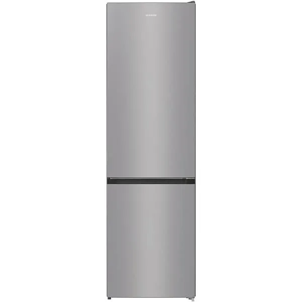Combina frigorifica Gorenje NRK6201ES4, No Frost Plus, 331 l, H 200 cm, Clasa F, argintiu