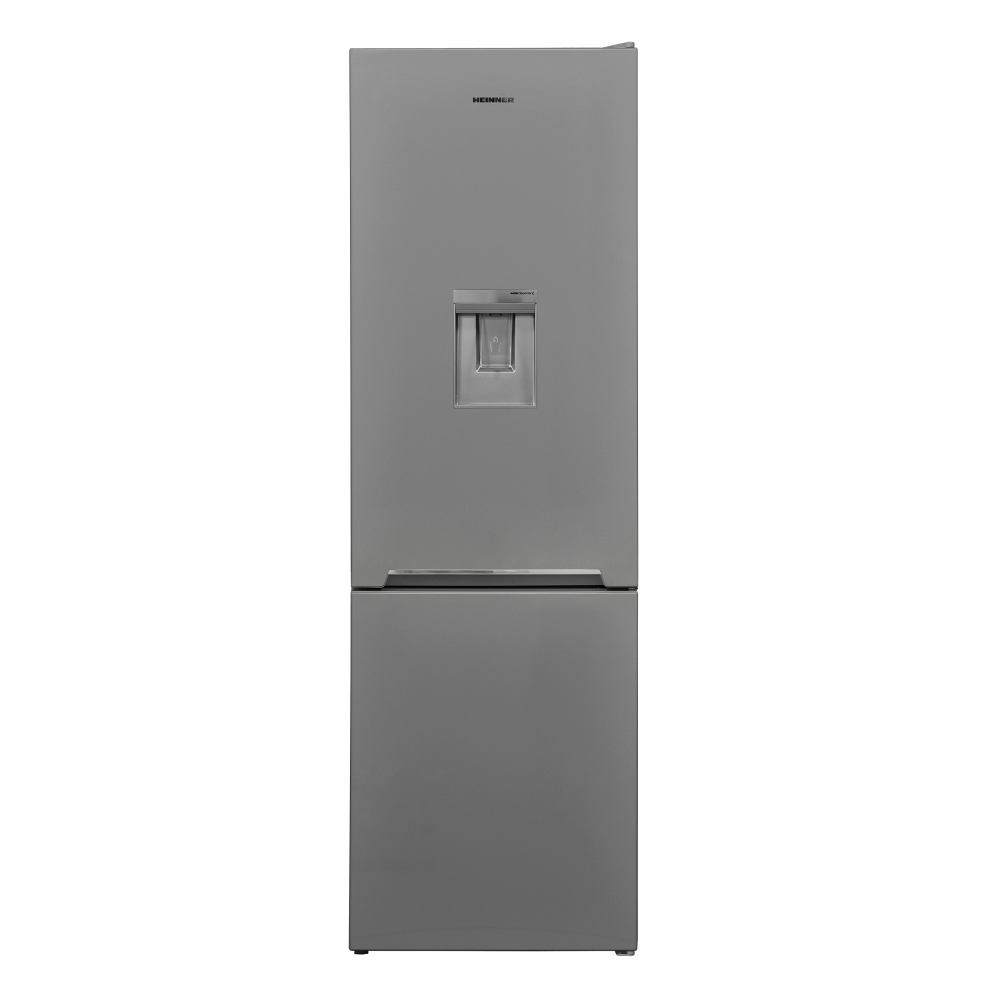 Combina frigorifica Heinner HC-V270SWDE++, 268 l, Clasa E, Dozator de apa, H 170 cm, Argintiu
