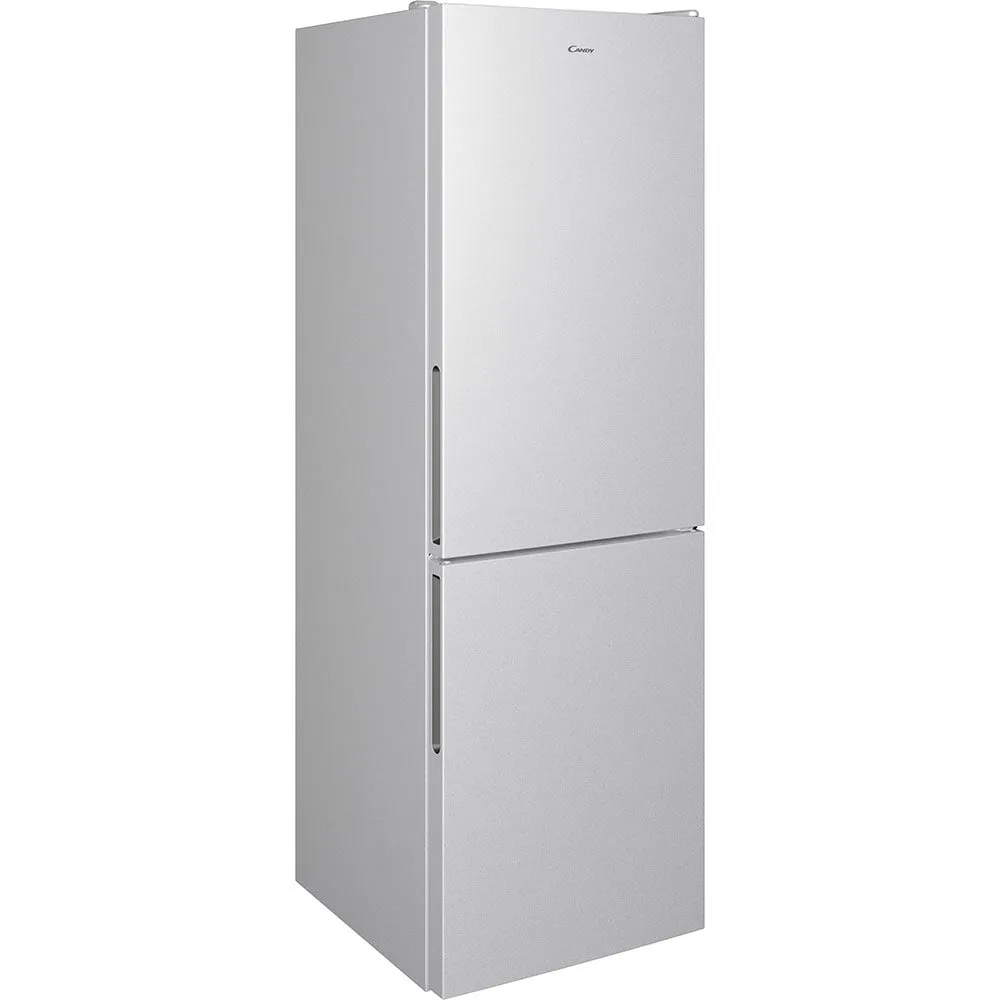 Combina frigorifica CANDY CCE4T618ES, Total No Frost, 341 l, H 185 cm, Clasa E, Wi-Fi, argintiu