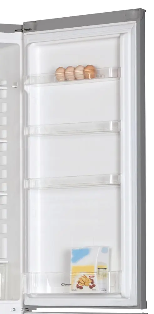 Combina frigorifica Candy CCG1S 518EX, 252 litri, Clasa E, H 180 cm, Inox