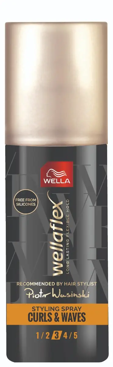 Spray styling Wellaflex black curls & waves 3, 150ml