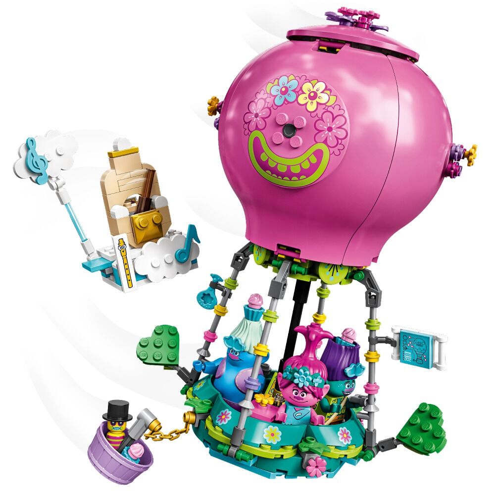 LEGO Trolls World Tour Aventura lui Poppy cu balonul cu aer cald 41252