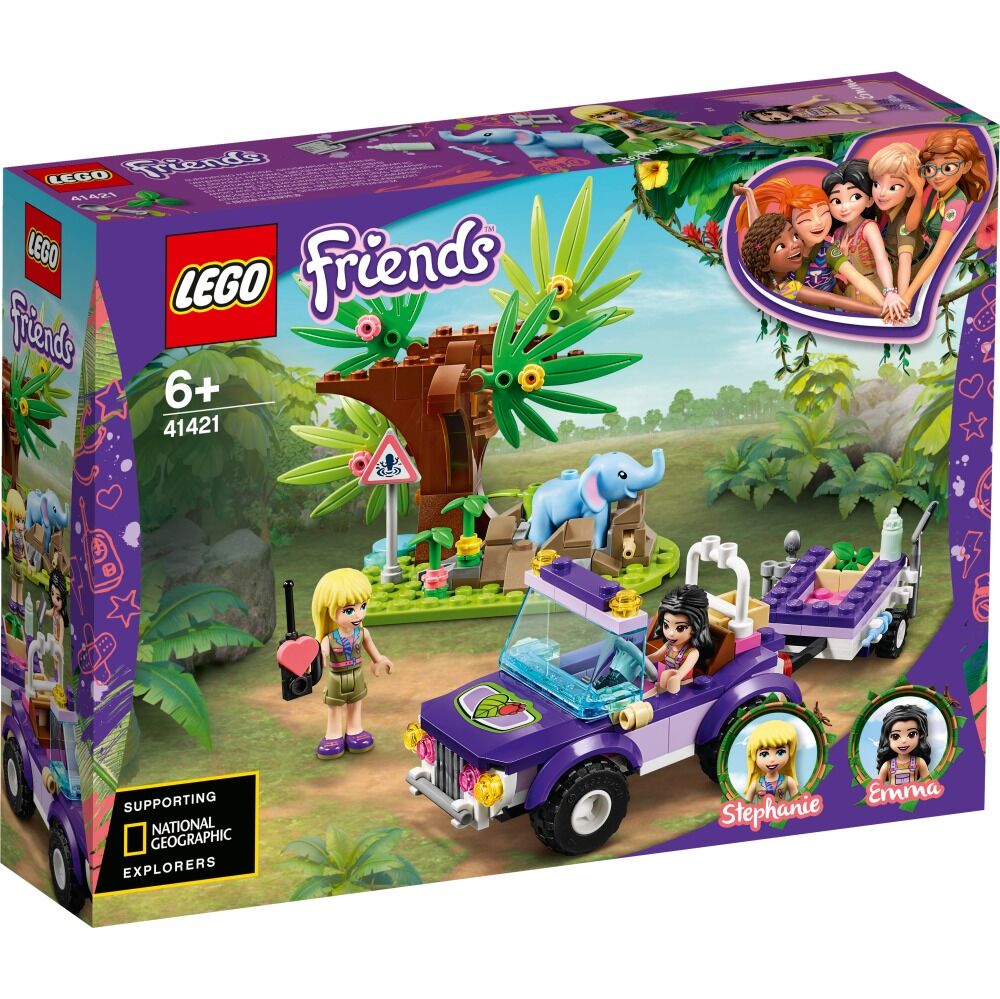 LEGO Friends Salvarea puiului de elefant din jungla 41421