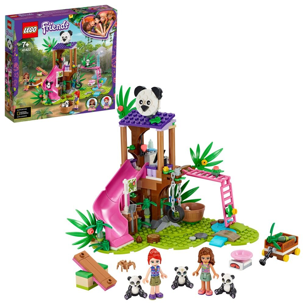LEGO Friends Casuta din copac in jungla ursilor panda 41422