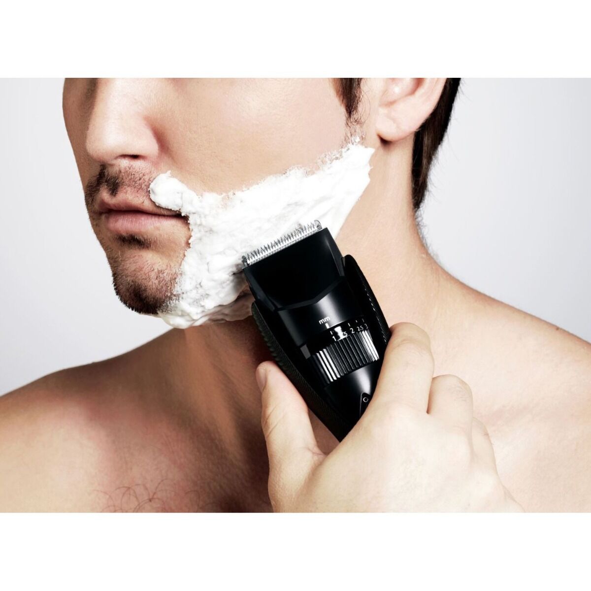 Trimmer pentru barba Panasonic ER-GB37-K503, Wet & Dry, 20 setari, Negru