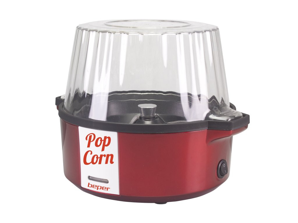Aparat pentru popcorn, Beper P101CUD050, 700 W, Rosu / Negru