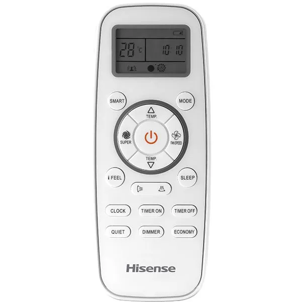 Aer conditionat Hisense Eco Smart, 12000 BTU, A++/A+, Wi-Fi, kit instalare inclus, alb